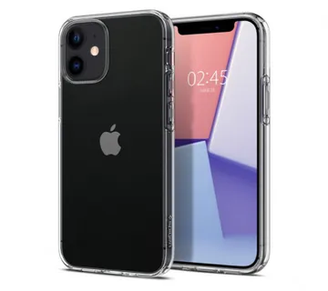 Spigen Liquid Crystal, zaštitna maska za telefon, prozirna - iPhone 12 mini - Umag