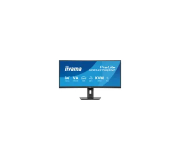 34" UW Curved VA-panel, 3440x1440-120Hz, 350cdm, 0,4ms MPRT, Speakers,USB-C Dock (LAN/KVM/95W PD),Di - Umag