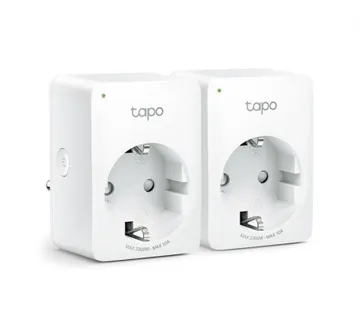 TP-Link Tapo P100-2 WiFi Smart Plug (2 pack) 2.4GHz, 802.11b/g/n, BT4.2, Tapo app, Wi-Fi kontrola, Timer/Schedule postavke, G - Umag