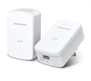 Mercusys AV1000 Powerline Gigabit mrežni adapter, 1000Mbps, HomePlug AV2 (duplo pakiranje) - Umag