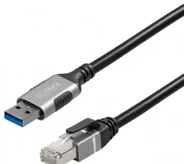 Transmedia Ethernet Cable Cat6 F UTP USB A 3.0 to RJ45, 1m - Umag