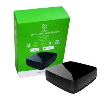 WOOX WiFi Smart univerzalni IR daljinski upravljač, WooxHome app, glasovna kontrola - Alexa &amp; Google Assistant, crni (R4294) - Umag