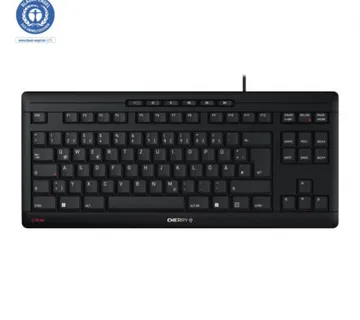 Cherry Stream TKL tiha tipkovnica, crna - Umag