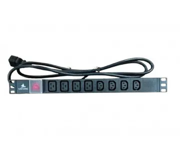 NaviaTec PDU (Power Distribution Unit) sa 4x IEC C19 4x IEC C13 priključaka, kabel IEC C20, 19" - Umag