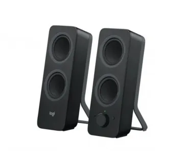 Logitech Speakers Z207, 2.0 Stereo Speakers with Bluetooth, black - Umag