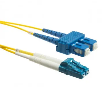 NFO Patch cord, LC UPC-SC UPC, Singlemode 9 125, G.657A2, Duplex, 1m - Umag