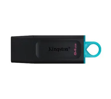 KINGSTON 64GB USB3.2 Gen1 DT Bk+Teal - Umag