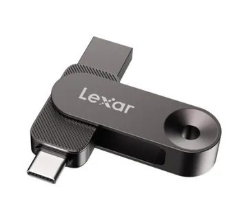 Lexar JumpDrive Dual D500, 256GB, USB 3.2, USB-A, USB-C, 400 MB/s - Umag