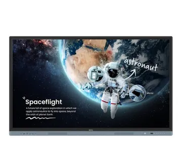Benq 65 Inches With Wi-Fi Dongle With Gr 128g Interactive Flat Panel For Education Black 9h.f9atk.de5 - Umag