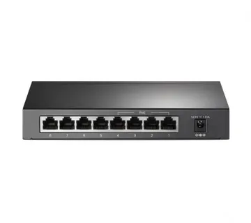 TP-Link 8-port Gigabit PoE preklopnik (Switch), 8×10/100/1000M RJ45 ports, 4×PoE ports, metalno kućište (53W) - Umag