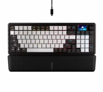 Tipkovnica Corsair Vanguard 96 MLX Plasma DualWired ,LCD screen, Elgato Stream Deck integration - Umag