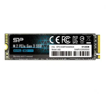 Silicon Power A60 512GB SSD M.2 2280 PCIe NVMe Gen3x4 - Umag