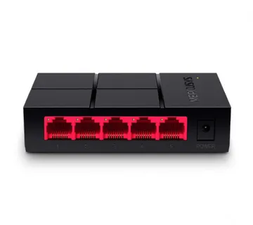Mercusys 5-port Gigabit mini Desktop preklopnik (Switch), 5×10/100/1000M RJ45 ports, plastično kućište - Umag