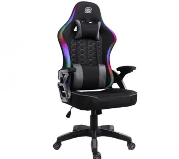 BIT FORCE RGB gaming stolica HYPNOSIS RGB-2D crna - Umag