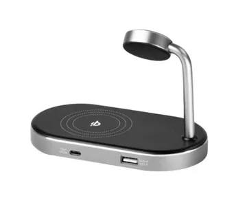 Verbatim WCS-02 stalak za punjenje 3u1 Qi/MFi Wireless + QS kabel + Apple Watch - Umag