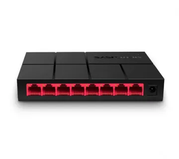 Mercusys 8-port Gigabit mini Desktop preklopnik (Switch), 8×10/100/1000M RJ45 ports, plastično kućište - Umag