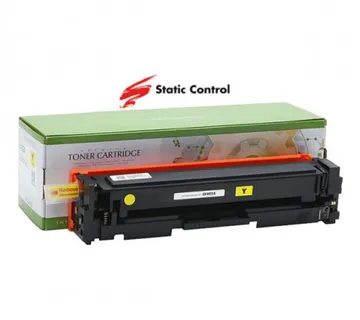 Toner Static Control HP Canon CF402X Yellow - Umag