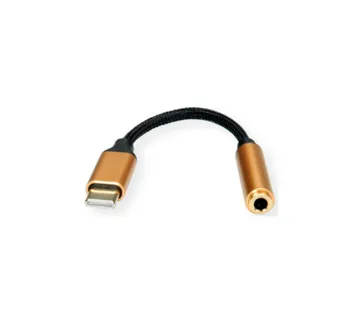 Roline GOLD adapter USB-C - 3.5mm audio, M/F, 0.13m - Umag