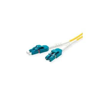 Roline optički kabel 9/125µm LC/LC singlemode Duplex, LSOH, OS2, 5.0m, žuti - Umag