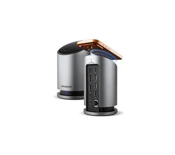 USB HUB 3x USB-A + 1x USB-C, GLAN, HDMI, DP, PD 100W, 15W wireless - Umag