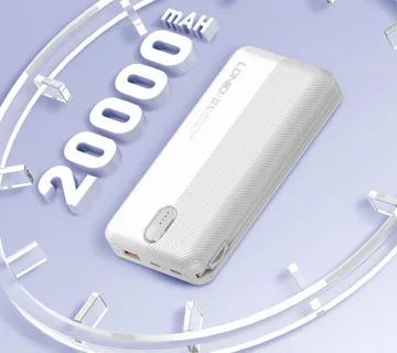 LDNIO POWER BANK 20000mAh 22,5W 5V 3A 1 PORT (1A) + 2 CABLE (1C1L) PQ24 - Umag