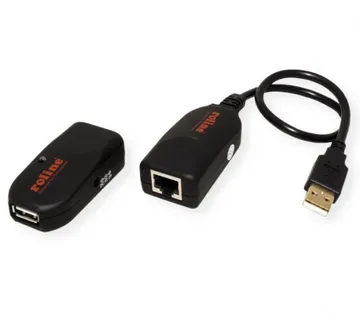 Roline USB2.0 Extender over RJ-45 (do 50m), crni - Umag