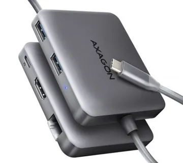 USB HUB AXAGON HMC-5HL 2xUSB 3.2 Gen 1, GLAN, HDMI HMC-5HL - Umag