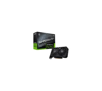 MSI Gaming RTX 5050 8G Shadow 2X OC Graphics Card (8GB GDDR6,128-bit, Extreme Performance: 2617 MHz, - cover