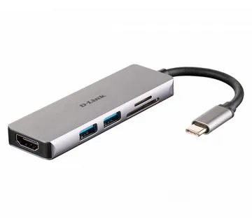 D-Link DUB-M530 5-u-1 USB-C Hub sa HDMI i SD/microSD čitačem kartica - Umag