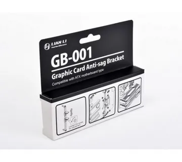 Nosilec Lian Li GB-001X Anti-Sag Bracket za grafično kartico, črn - Umag