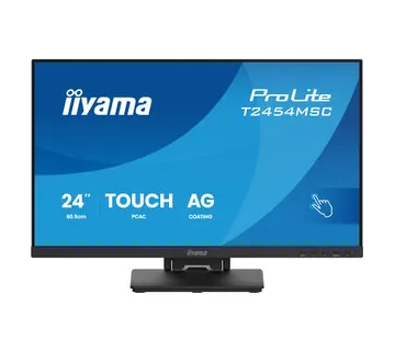 IIYAMA 24" T2454MSC-B3AG Touchscreen FHD (1920x1080) IPS 16:9, 300 cd/m2, 4ms, 1000:1, HDMI, DP, USB-Ax2, InCell PCAP 10 poin - Umag