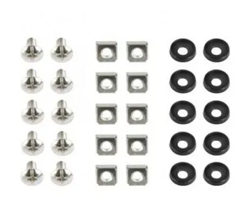 Gembird 19'' rack mounting set (bolt, nut, washer), 10 pcs set - Umag