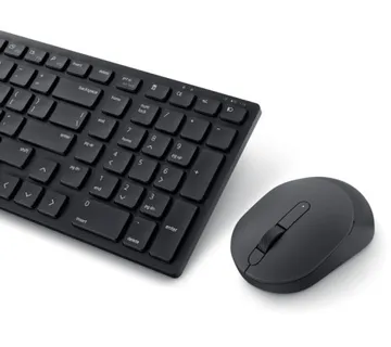 Dell Pro Compact Silent Keyboard and Mouse - KM555 - Adriatic (QWERTZ) - Umag
