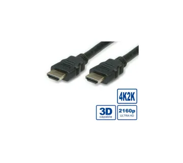 STANDARD HDMI Ultra HD kabel sa mrežom, M/M, v2.0, crni, 3.0m - Umag