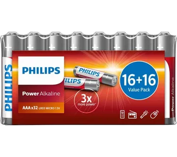 Philips baterije AAA 16+16, 32 komada - Umag