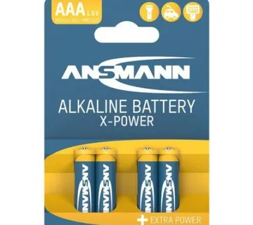 Ansmann X-Power Alkaline Battery AAA LR03 4 pcs. paper blister - Umag
