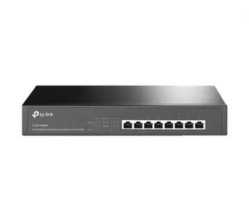 TP-Link 8-port Gigabit PoE+ preklopnik (Switch), 8×10/100/1000M RJ45 PoE ports, 802.3af/at, metalno kućište, 1U 13" (153W) - Umag