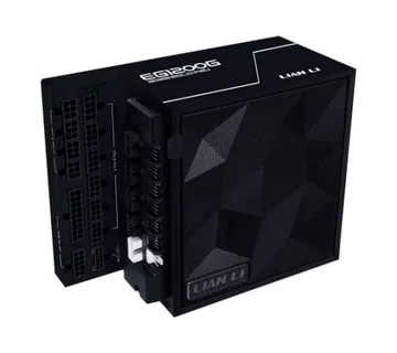 Napajalnik ATX Lian Li EDGE 1200W, 80 PLUS Gold, 12VHPWR, HUB, Modularni, črn - Umag