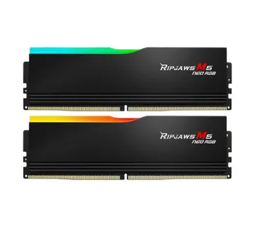 RAM DDR5 64GB Kit(2x32GB) 6000MT/s CL30 1.4V, G.SKILL Ripjaws M5 Neo RGB AMD EXPO, Intel XMP - cover