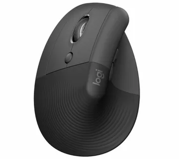 Logitech Lift, ergonomski miš za ljevake, crni - Umag
