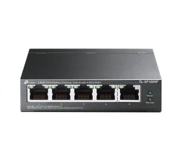 TP-Link 5-Port 10 100Mbps Desktop Switch with 4-Port PoE - Umag