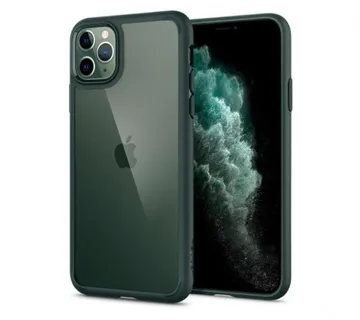 Spigen Ultra Hybrid, zaštitna maska za telefon, midnight green - iPhone 11 Pro (ACS00417) - Umag