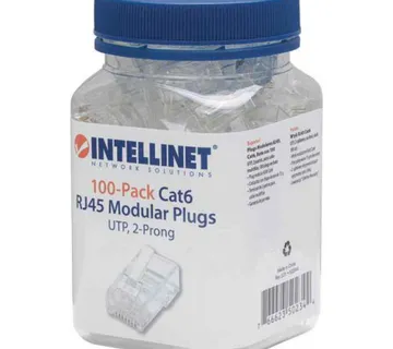 Intellinet konektor, UTP, CAT6, RJ45, 100 kom - Umag