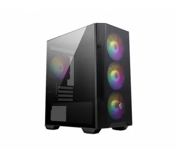 MSI MAG FORGE M100R, Micro ATX Tower, 2x USB 2.0 Type-A, 1x USB 3.2 Gen 1 Type-A, 2x Audio Jacks, 4x - Umag