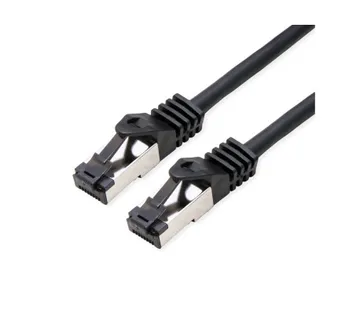 Roline VALUE S/FTP mrežni kabel Cat.8 (Class I), LSOH, stranded, 1.0m, crni - Umag
