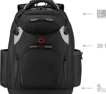 Wenger ruksak Tool Backpack Pro sa pretincom za alat (bez alata) i prijenosnik do 17", crni - Umag
