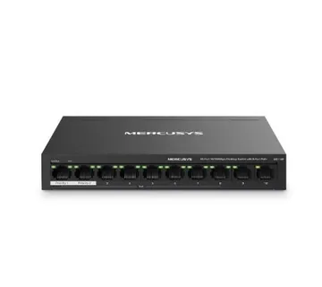 Mercusys 10-Port 10 100Mbps Desktop Switch with 8-Port PoE - Umag