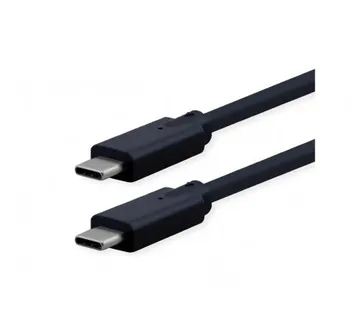 Roline USB-C na USB-C Gen2 kabel (M/M), PD, 20V/5A, crni, 5m, crni - Umag