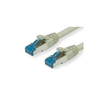 Roline VALUE S/FTP mrežni kabel Cat.6a, LSOH (Class EA), 2.0m, sivi - Umag