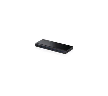 7 ports USB 3.0 Hub with 2 power charge ports (2.4A Max), Desktop, a 12V/4A power adapter included - Umag